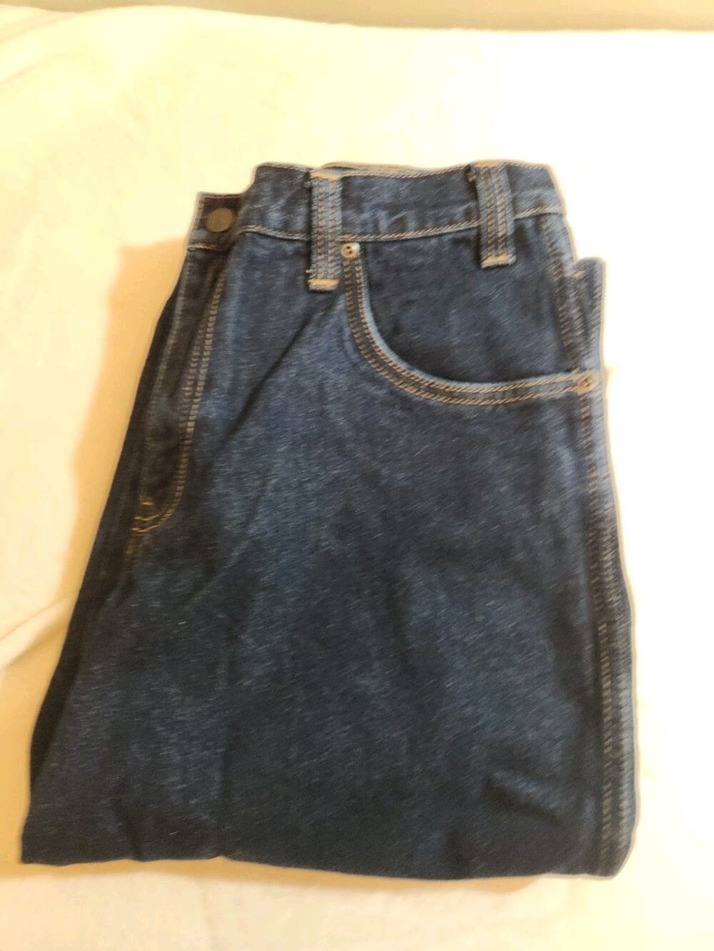 Cintas NWT 100% Cotton Jeans Mens (Actual 34 X 28) 33 X 28 Blue Cowboy Workwear